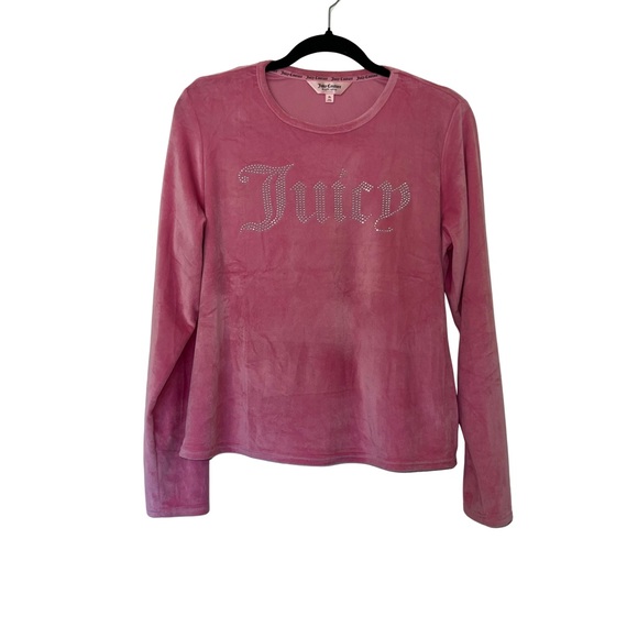 Juicy Couture Other - Juicy Couture Sparkling Pink Long Sleeve Tee